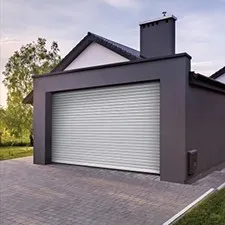 Porte de garage grise